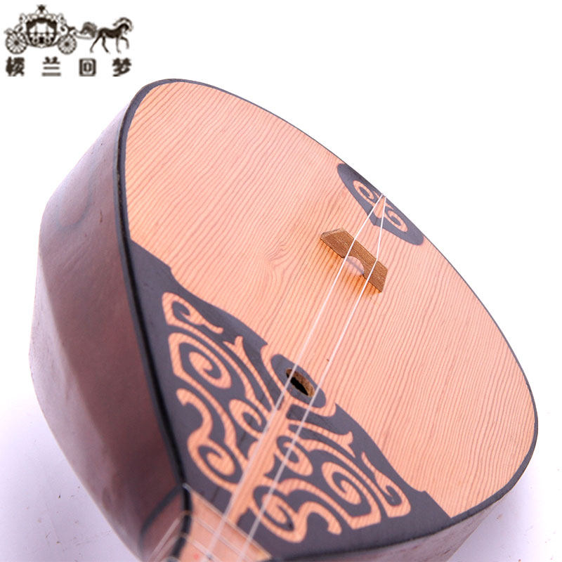 哈萨克族冬布拉新疆乐器民族弹拨乐器初学级演奏冬不拉送琴弦琴包