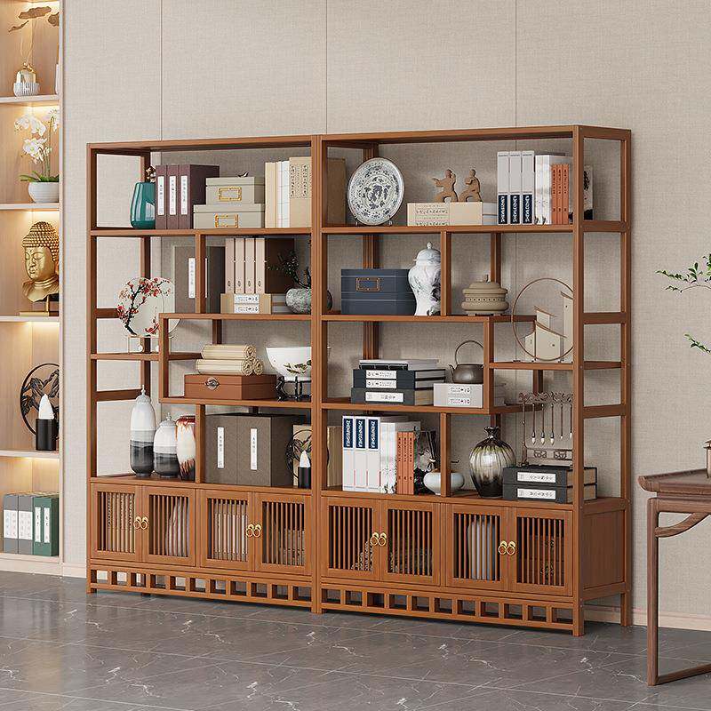 新叶款爆架款无品牌/茶公收藏书房博古架古董茶室茶叶架办室多宝