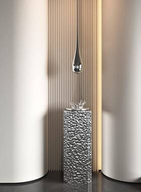 现代创意天花板吊装水售滴雕塑挂TZ-90750饰楼堂处展大厅酒店样板