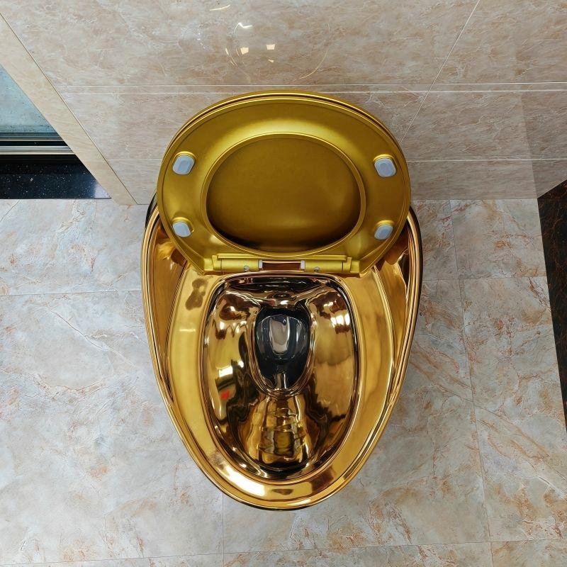 品牌马桶土豪金色坐便器