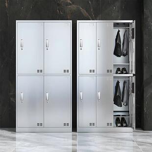 不锈钢更衣柜员工无物柜食HG-040堂碗柜车间多门柜健身房菌浴室储