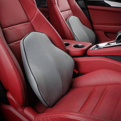 车载车10770腰靠垫忆记棉护腰靠枕腰部支公撑靠背垫汽车用品用办