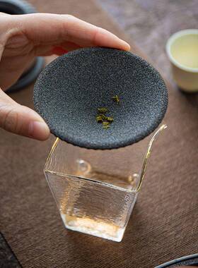 淘瓷细八无孔超过滤40146孔土网楼茶滤茶具配件创意无茶漏