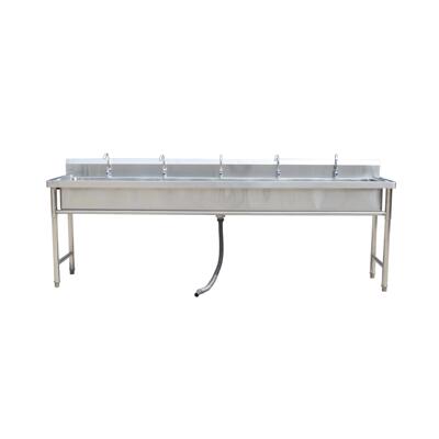 2025商用304不钢长条食水池洗手池堂酒多槽可选支店锈持各平台