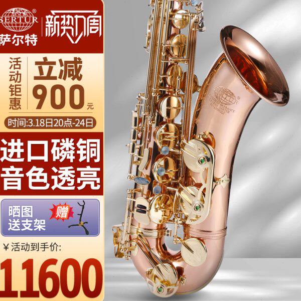 进口磷铜 台湾萨尔特次中音萨克斯管乐器降b调SP-6700专业演奏级