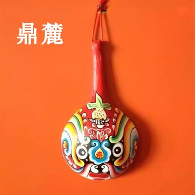 彩童喜爱小礼品 民间工艺 小马勺脸谱 社火儿绘脸谱家居装饰