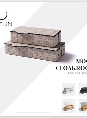 MOON慕空间样板房衣帽间收纳盒摆件家居展厅首饰盒装饰品摆设道具