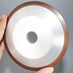 硬质合金锯片钨钢磨齿机砂轮 8PDX单斜边金刚石树脂砂轮 125MM