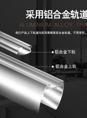 无绳推拉蜂巢百叶窗帘卫生窝隔断蜂厅帘卧室客间阳台遮阳折叠卷帘