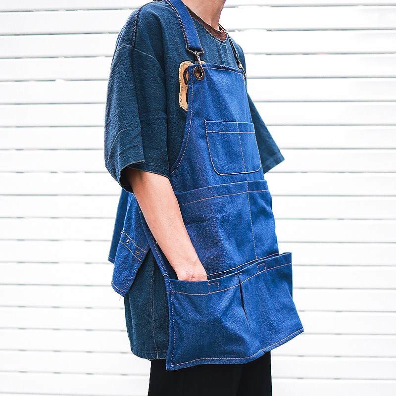 围裙厨房专用男罩衣防水餐饮咖啡师烘焙奶茶店甜品蛋糕店工作服女