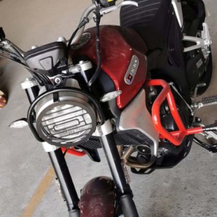 凯越500f加装 配件不锈钢 大灯保险杠500f大灯护杠保护摩托车改装