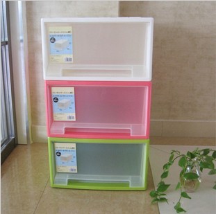 单层抽屉式收纳柜塑料收纳盒整理箱收纳箱储物箱大号透明储物柜