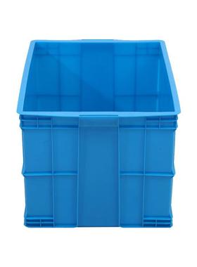 大600-号400可加塑胶仓储箱新料红色分盖类塑DVC料周转箱仓周库转