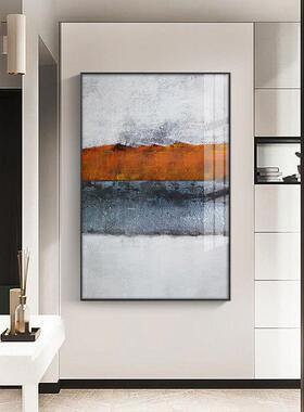 挂走廊玄装饰关画简约现代竖版艺术店黑白抽B-670象壁画酒客厅大