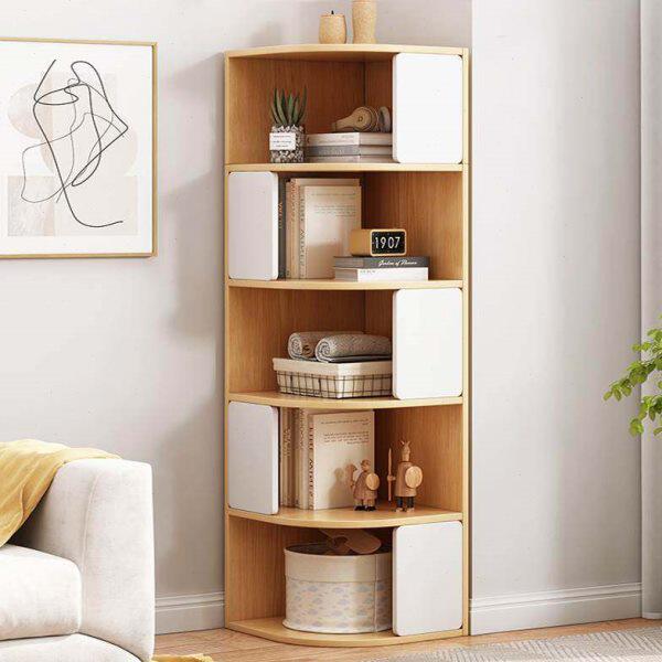 新疆包邮边角柜转角置物架卧室简易墙角收纳架书架客厅储物柜角落