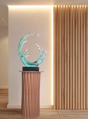 客厅沙发边几放雕塑摆台橱窗道具展示台高级感装饰摆件落地底座