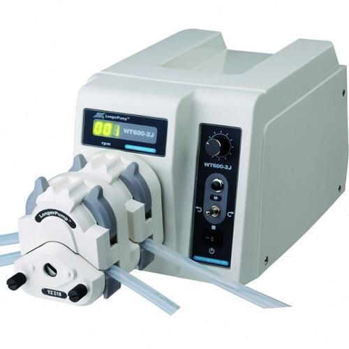 保定兰格WT600-2J精密蠕动泵实验室多泵头串联4通道4.2-6000ml/分