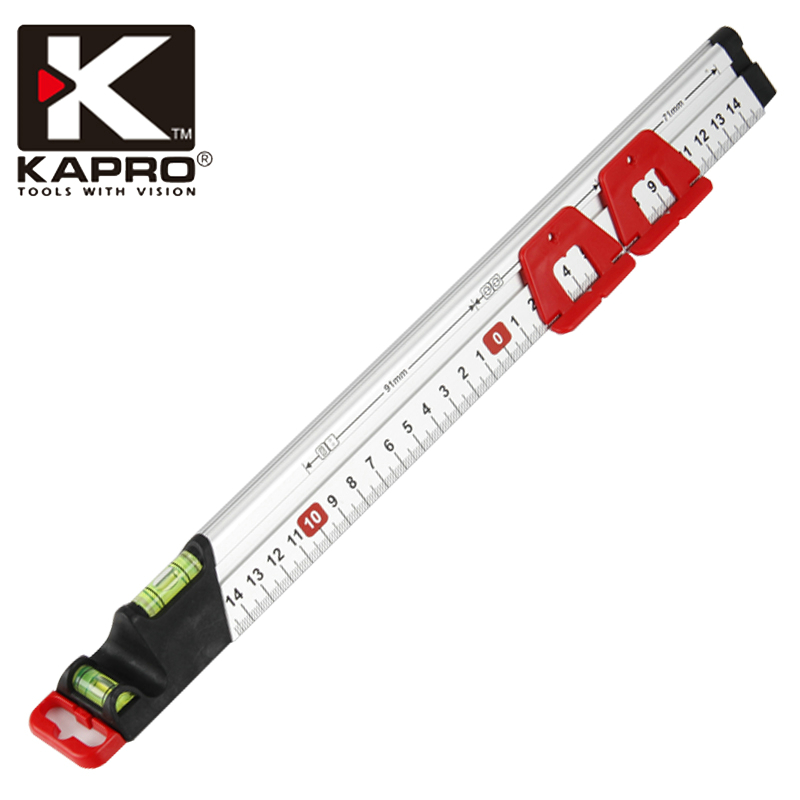 开普路KAPRO多功能标注尺313款1mm/m双水泡水平尺30T-120cm水平仪