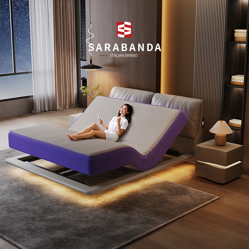 全自动智能电动床垫家用互不干扰按摩ai床垫1米8一体式智能悬浮床