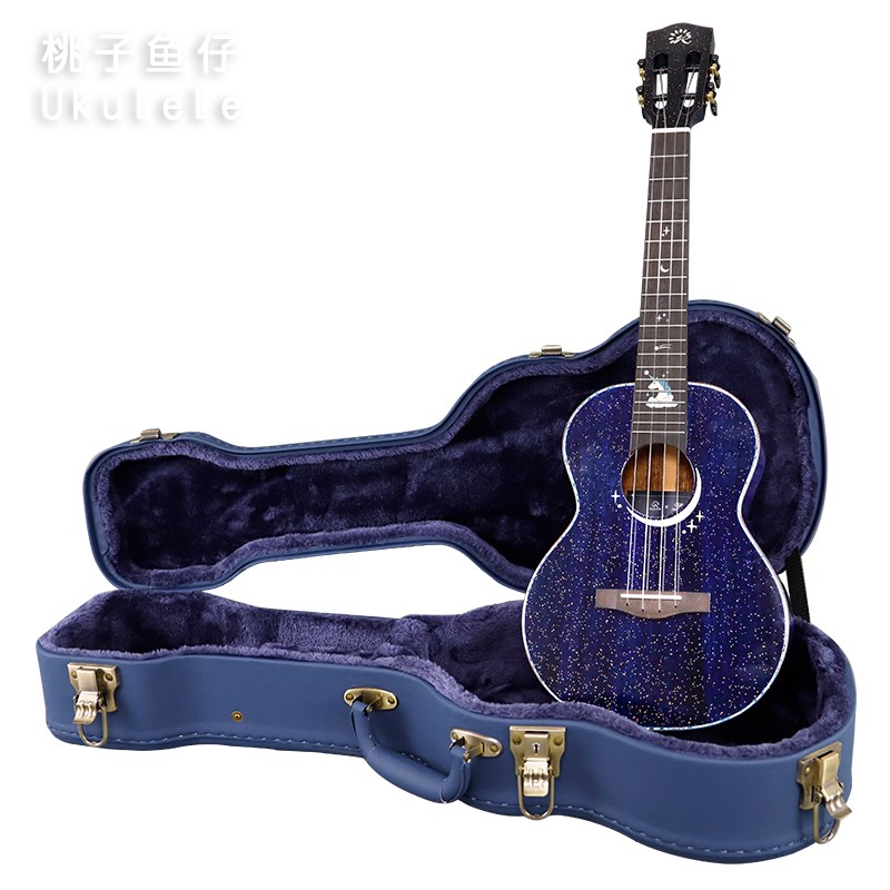 高档皮革尤克里里木质琴盒 防撞23寸26寸乌克丽丽 桃子鱼仔ukulel