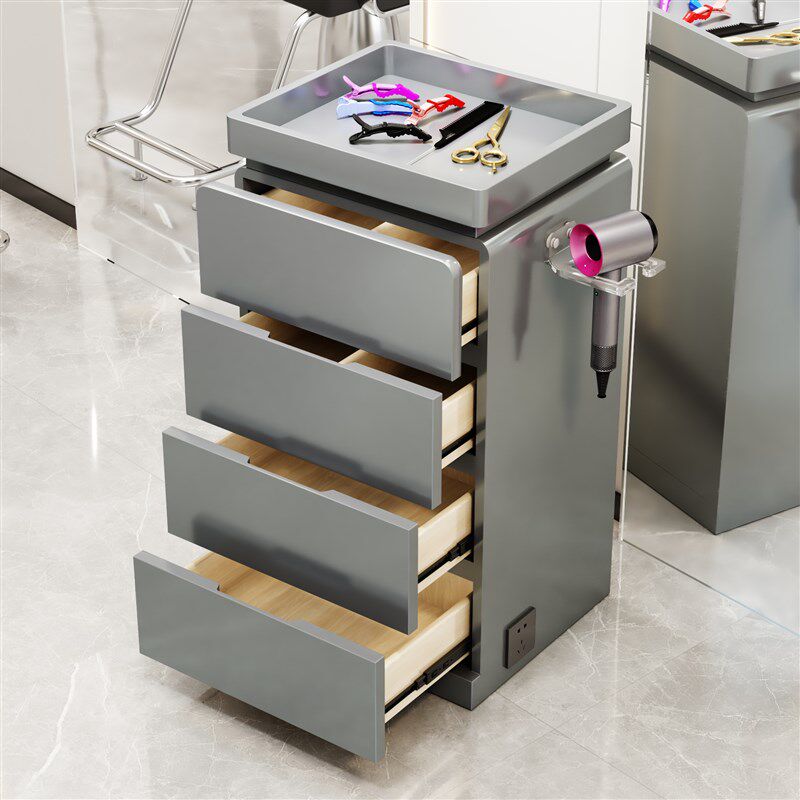 简约理发店工具柜理发柜美容院美发工具柜储物柜收纳柜展示美发柜