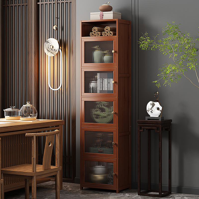 茶架子置物架茶室茶叶展示柜新中B式客厅小型博古架茶具摆放收纳