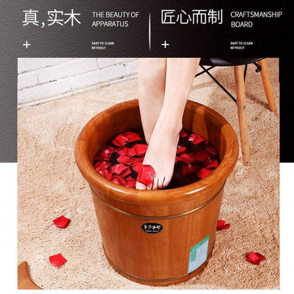 橡木泡脚桶过小腿木桶加厚洗脚盆足疗足浴桶足浴盆木质泡脚盆家用,商业/办公家具,足浴盆,淘宝优惠券,粉丝福利购,淘宝优惠卷