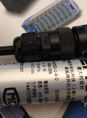 全新原装GEFRAN意大利杰弗伦MN1-6-M-B35D-1-4-D 熔体压力传感器