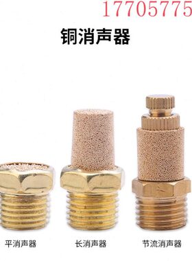 大尺寸消声器全铜长尾平头 BSL-12 15 20 1.2寸 1.5寸 2寸DN50