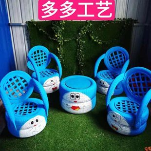 轮胎工艺品废旧轮胎轮胎桌椅网凳 创意装饰轮胎 旧轮胎改造造型