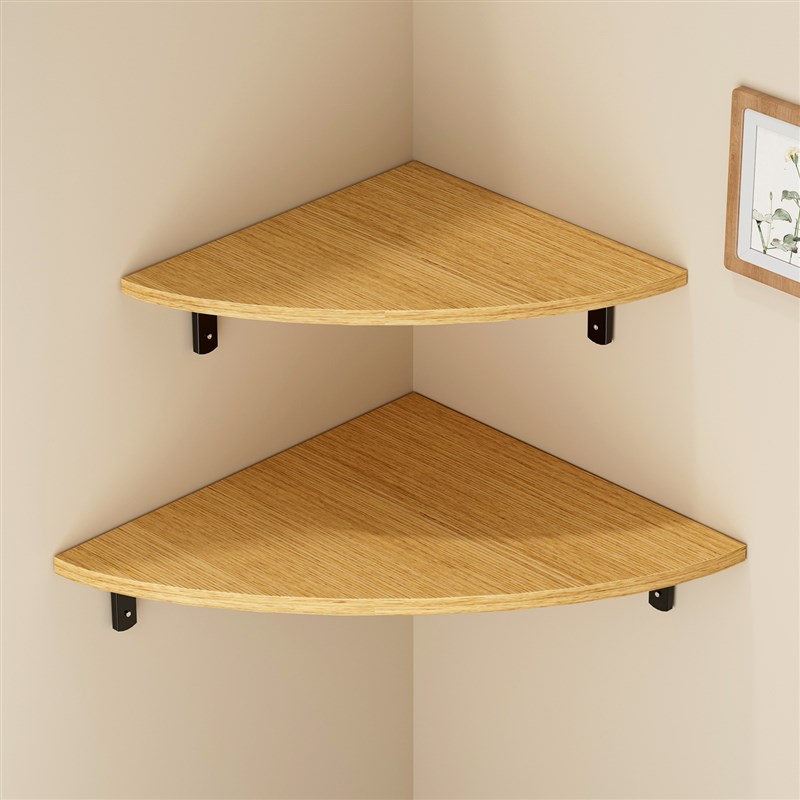 墙上置物架三f角架子玄关墙角支架木板壁挂式客厅墙角装饰转角书