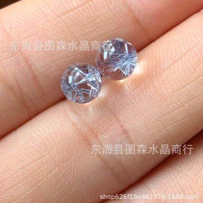 蓝发晶蓝线石随行蛋面蓝发珠蓝发矿原石蓝绒蓝发异象景石,饰品/流行首饰/时尚饰品新,摆件,淘宝优惠券,粉丝福利购,淘宝优惠卷