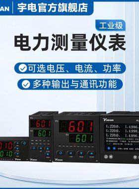 宇电多功能电力仪表数显电流电压功率电表AI-6011/6010