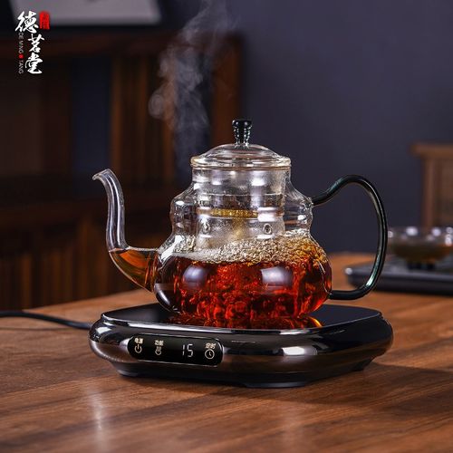 德茗堂2025新款电陶炉煮茶器四方迷你茶炉烧水N蒸茶电炉家用1500W