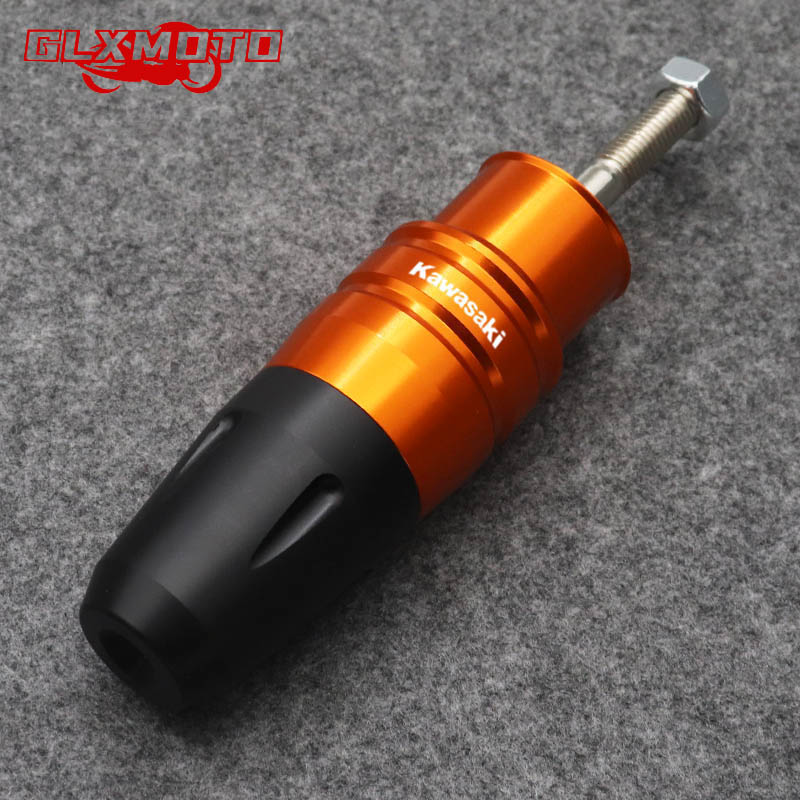 适用川崎 Z900 Z900RS 17-20年改装排气管防摔胶防摔棒护杠防摔球