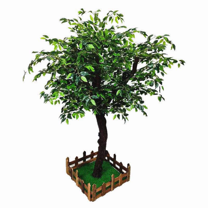 迷你叶仿真榕树 假树 婚庆餐厅酒店 室内装饰 许愿树道具树假树