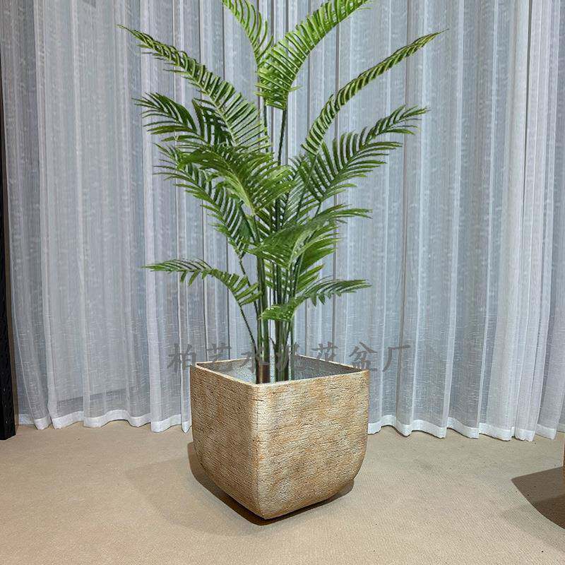 厂家户外横纹型室内BZ077外绿植部盆栽庭院别墅做方旧箱售楼花种
