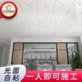 粘新室款 屋吊顶天花板贴纸自379粘顶专用墙贴顶棚高度硬塑板卧顶