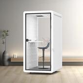 隔音房办仓移动直洽播间钢琴公房习舱谈室面试亭静学音仓电196话