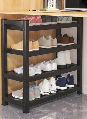 ZOP不锈钢网简易鞋架新款款家用门口可坐换鞋凳客厅纳红收入户多