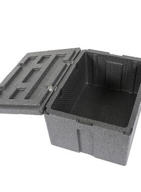 PP材料BCY保温箱84L容量食配餐温保箱E配堂送箱泡沫箱大量纸浆盒