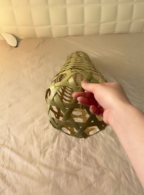 老祖宗的智慧！纳凉竹编抱枕