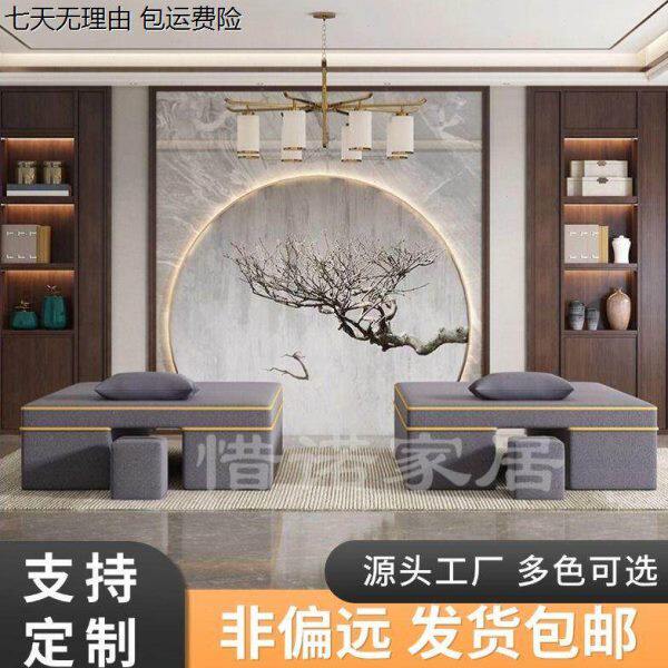 德国进口泰式中式按摩SPA床温泉会所足浴沙发推拿休息推背足疗单