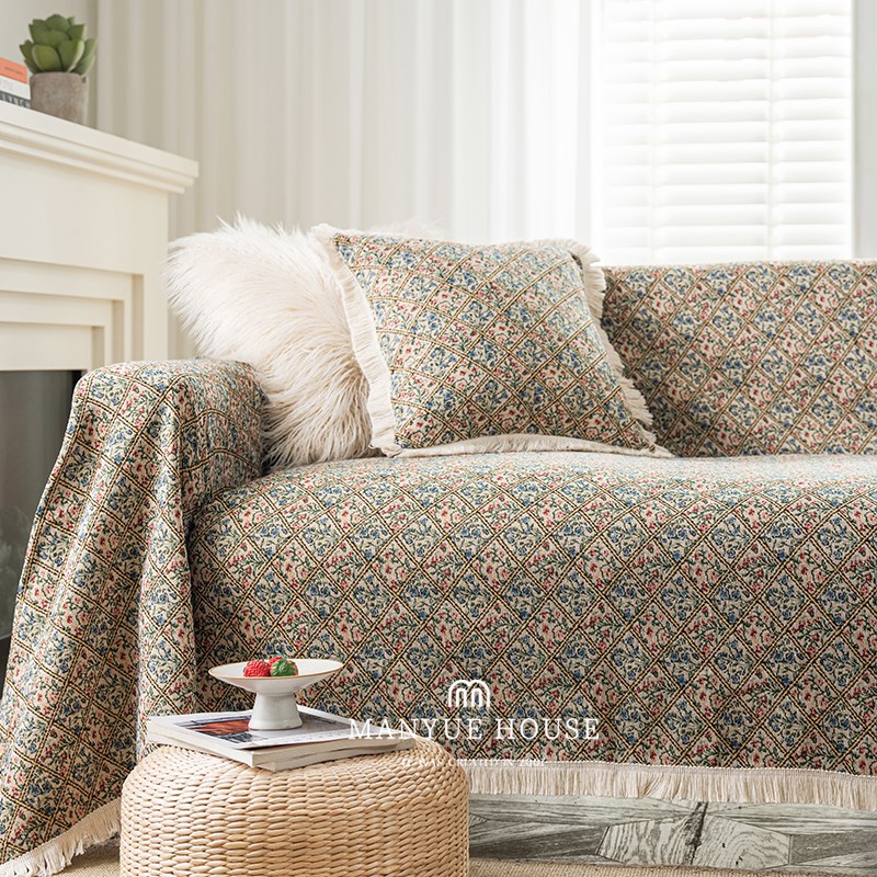 蔓越家民宿d沙发巾沙发套罩沙发垫坐垫一整张四季通用座垫全包全