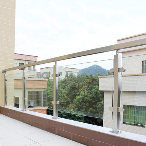 不锈钢楼梯扶手护栏阳台室内外家用立柱现代简约围栏玻璃栏杆护栏