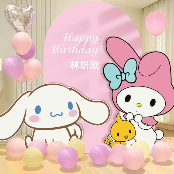 儿童周岁生日布置KT板宝宝百天仪式感美乐蒂男女孩装饰场景背景墙,节庆用品/礼品,装扮布置套餐,淘宝优惠券,粉丝福利购,淘宝优惠卷