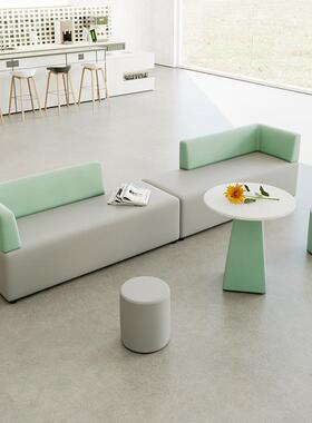 休息区接待发现简约训机构沙创意休息GST-DNL-培区休闲接待洽谈区