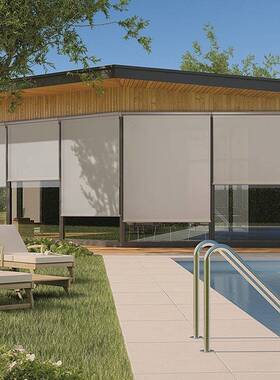 工厂直销全光阻燃防31370公水卷帘办遮厨房防油防紫外卫生室间浴