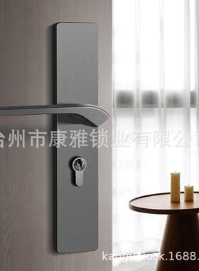 工厂BR38-67加长黄铜入门锁室磁吸户静音门锁色双开门卧灰室木门