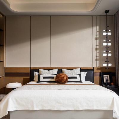 VSR现品代极简样板间床品软装售楼部民酒店床上用黑多件套宿白咖